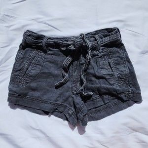 American Eagle shorts linen dark blue (4)